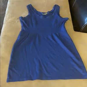 Royal blue mini dress